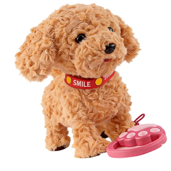 Pet Robot Plush Electric Toy Dog That Walks Barks and Talks for Children with Interactive Features for Education