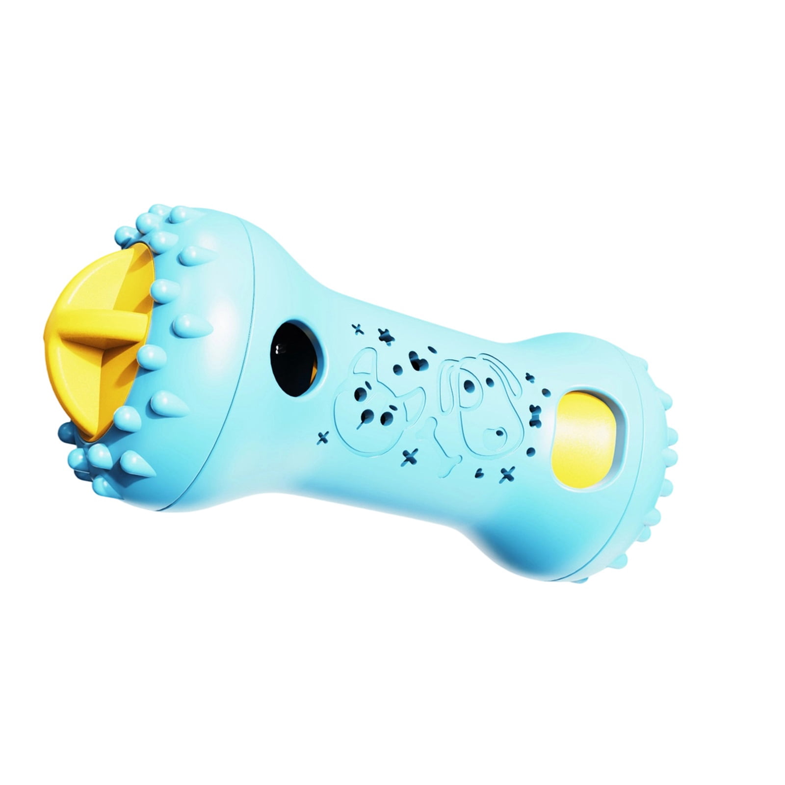 Pet Rolling Treat Dispensing Toy, Interactive Dog Puzzle Toy for Boredom Relief, Slow Feeder Dog Toy with Treat Hiding Design for Small Medium Large Dogs - Sky Blue