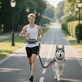 thumbnail image 1 of Pet Running Traction Sports Rope Set Reflective Night Running Waist Bag for Dogs Durable Nylon Leash Outdoor Exercise Gear, 1 of 3