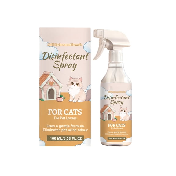 Pet Safe Disinfectant Spray For Dogs Cats, Eliminates Odors Bacteria From Bedding Crate Floor, 500Ml Bottle With Natural Ingredients