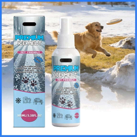 Pet Safe Ice Melt - Fast Acting, Biologically Friendly Ice Melting Salt for Driveways, Sidewalks, & Steps, Efficient Ice Remover for Home & Yard