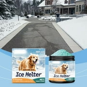 Pet Safe Ice Melt,Pet Friendly Ice Melt,Ice Melt Safe for Concrete,Safe Dog Paws Ice Melt,Snow Melter for Yard Driveway Sidewalk Stair Convenient Pack
