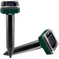 thumbnail image 1 of Pet Safe Pack of 2 Sonic Mole Repellent Solar Powered for Lawn Garden Yard, IP65 Waterproof Outdoor Ultrasonic Snake Repellent for Get Rid of Mole, Gopher, Snakes, Vole and Other Underground Pests, 1 of 9