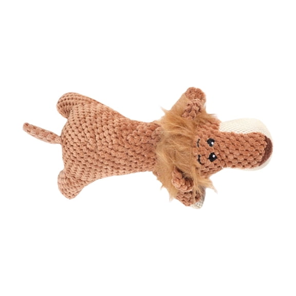 Pet Safe Plush Toy with Crinkle Sound Effect Squeaky Toy For Dog Interaction Fetching Game Play And Teeth Cleaning