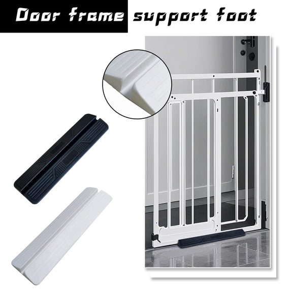 Pet Safety Gate Anti-Trip Ramp Guard Doorway Threshold Protector for Pressure Mounted Dog Gates Base Plate Support Foot Anti-Stumble Floor Guide for Cat Dog & Baby