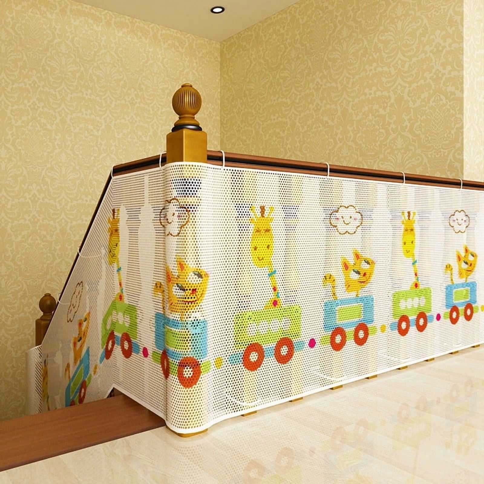 Pet Safety Rail Net for Balcony, Patios, Railing and Stairs. Security ...