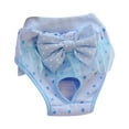 thumbnail image 1 of Pet Sanitary Panties Dog Cat Puppy Pants Short Diaper Underwear - Sky Blue, S, 1 of 8