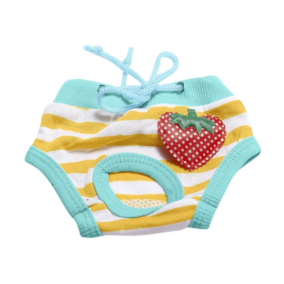 Pet Sanitary Pants For Dogs In Heat, Cartoon Cute Drawstring Dog Panties With Tail Hole, Reusable & Adjustable Waist, Microfiber Mesh Ventilation, Perfect For Special