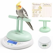 Pet Scale for Birds,Bird Weight Scale with Perch stands,Max 3000g,parrot smart perch scale with Weight Tracking Chart