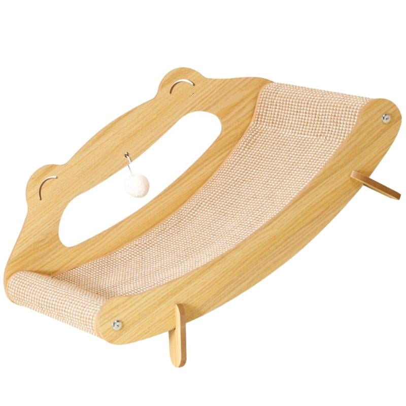 Pet Scratch Bed Wooden Rack Bed Kittens Dog Bed Large Size Protects Furniture