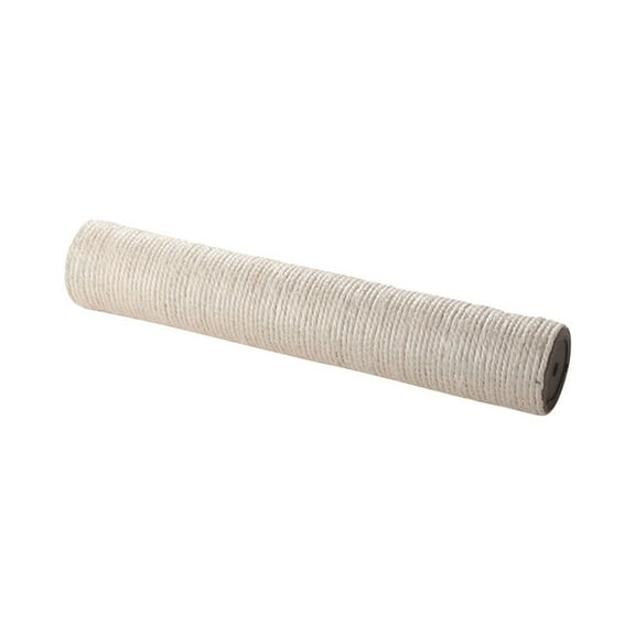 Pet Scratching Post Tree Replacement Post Diy Accessories For Kitten Toy Furniture, 38Cm Length 7Mm Diameter High Quality 6Mm Sisal Rope And Natural Solid Wood, Replacement