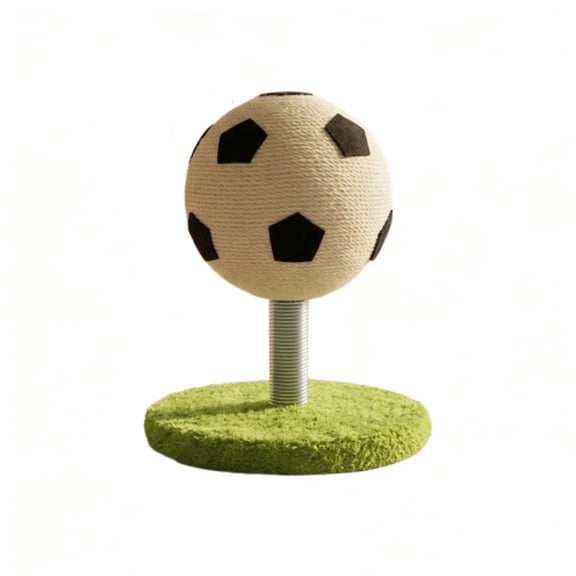 Pet Scratching Soccer Toy,Cat Scratcher Ball,12x10 Inch Kitten Entertainment Ball For Stress Relief Entertainment Activity Scratch Control Use.