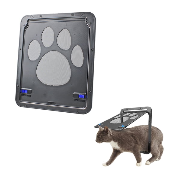 Pet Screen Doors Magnetic Self-Closing Small Dog and Cats Door with Locking Function for Screen Door, Window and
