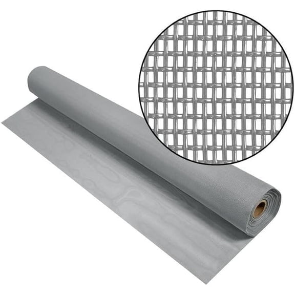 Pet Screen Extra-Strength Mesh Kit (36 in x 8 ft) - Dog & Cat Proof Window Screen, Patio, Porch