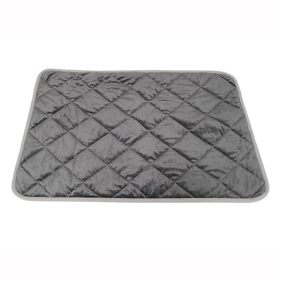 Pet Self-Heating Pad Mat Blanket for Cats Dogs, 5-Layer Warm Design Flannel Cover, No Batteries Cables, Removable Washable Cover, Durable