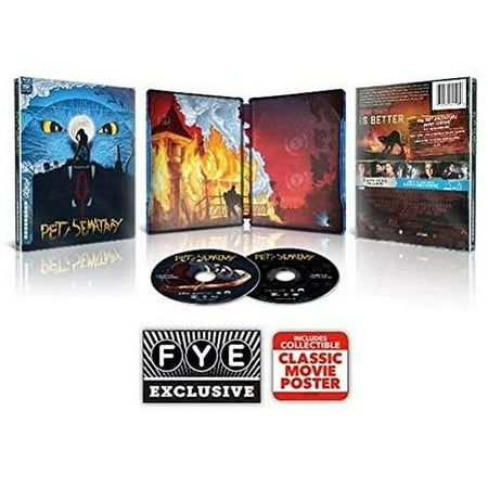 Pet Sematary (1989) 30th Anniversary Edition Steelbook Blu-ray + DVD Combo