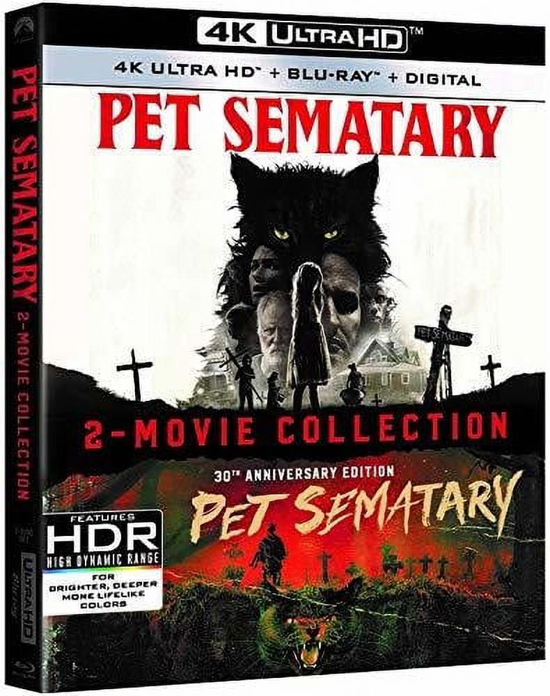 Pet Sematary 2-Movie Collection (4K Ultra HD + Blu-ray), Paramount, Horror  