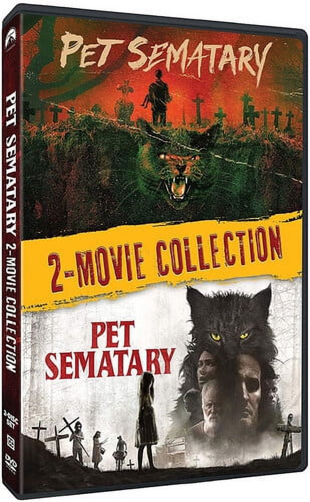 Pet Sematary 2019 1989 2 Movie Collection DVD Paramount Horror