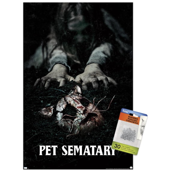 Pet Sematary (2019) - Grave One Sheet Wall Poster with Push Pins, 14.725" x 22.375"