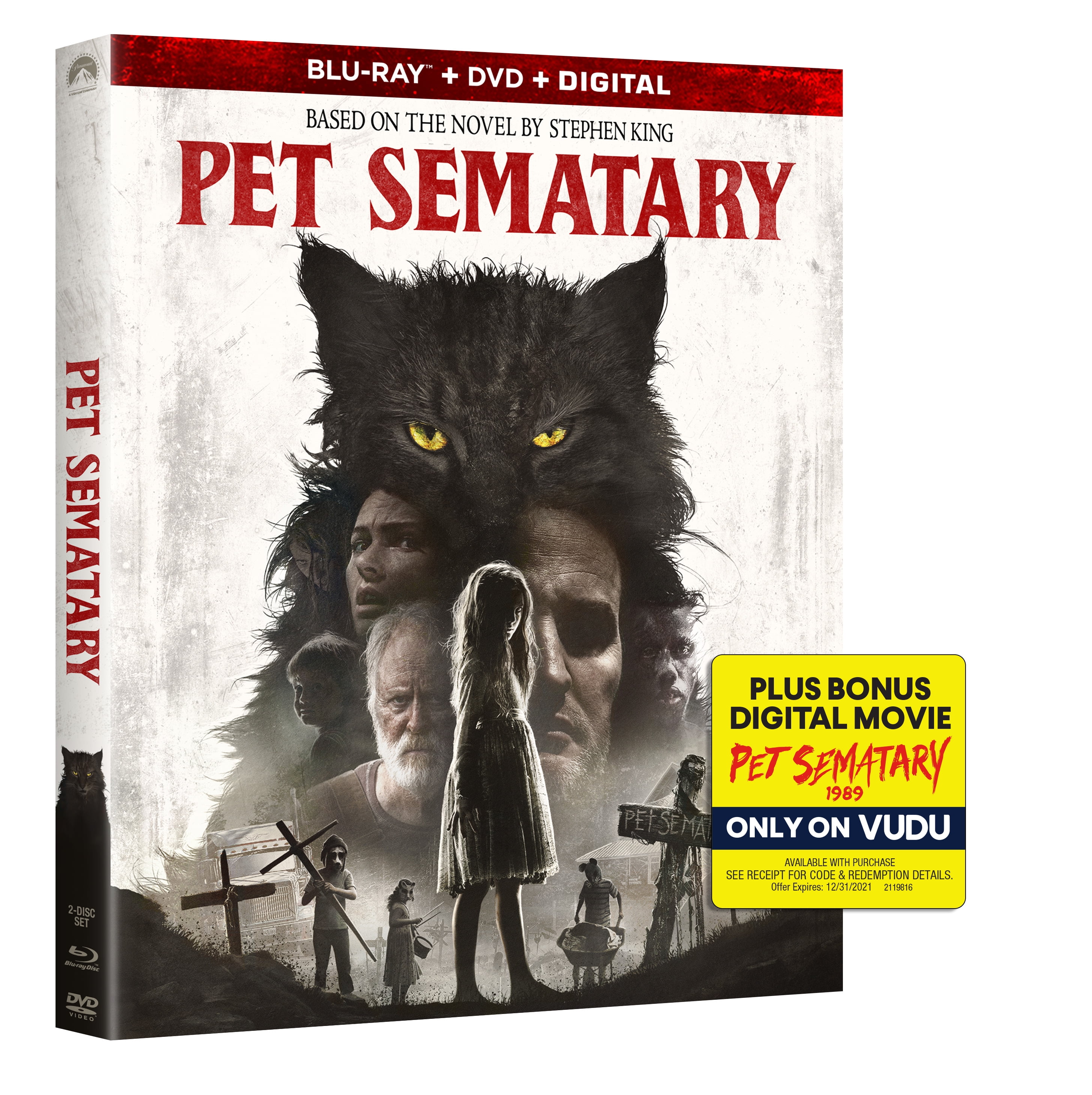 Stephen King's Pet Sematary Horror Movie (Blu-ray DVD