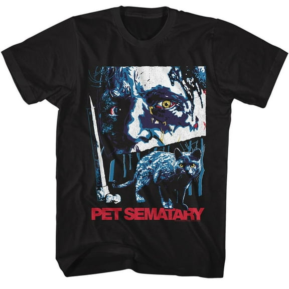 Pet Sematary Cover Cover Black T-Shirt