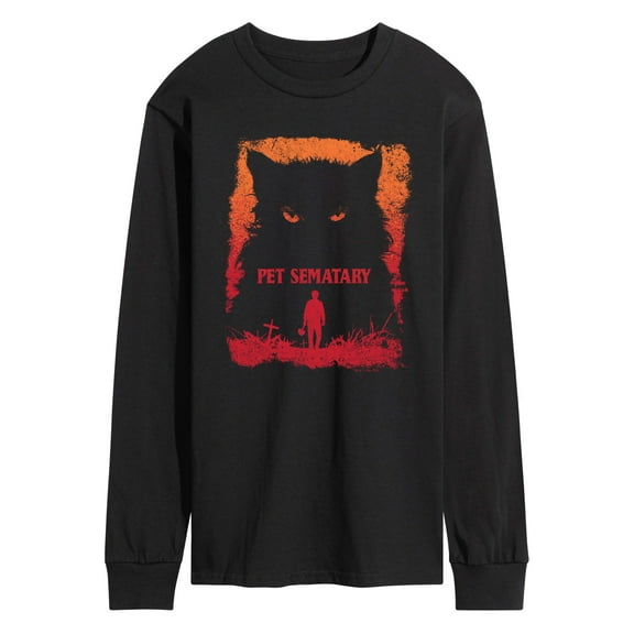 Pet Sematary - Ellie's Cat, Church - Men's Long Sleeve Graphic T-Shirt