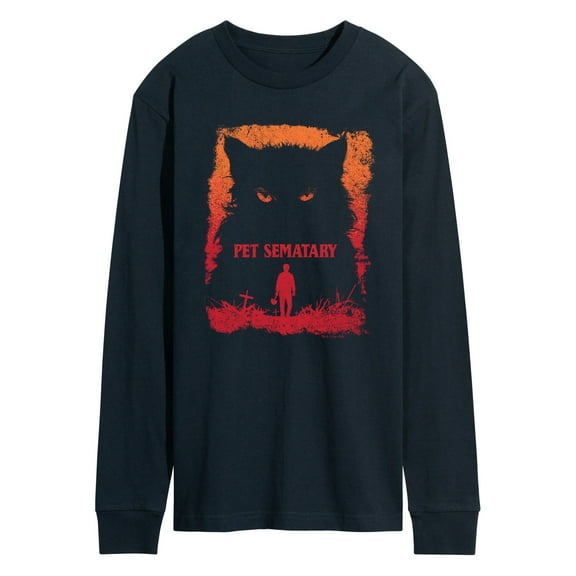Pet Sematary - Ellie's Cat, Church - Men's Long Sleeve Graphic T-Shirt