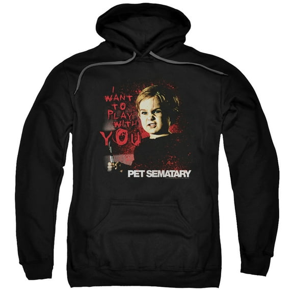 Pet Sematary - I Want To Play - Pull-Over Hoodie - XXXX-Large