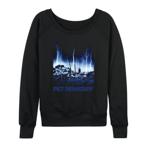 Pet Sematary - Movie Poster - Women's French Terry Pullover Long Sleeve Shirt