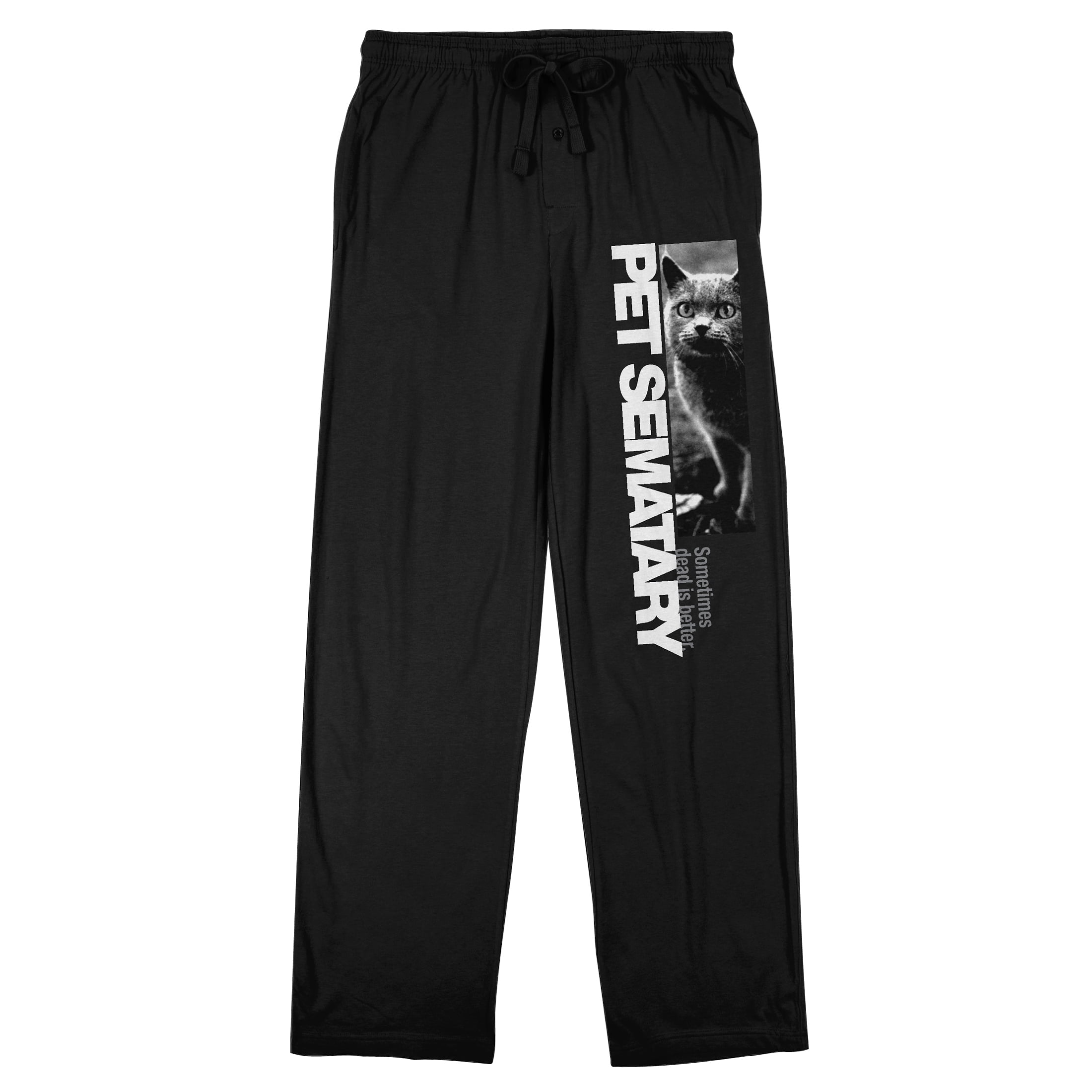 Pet Sematary "Sometimes Dead Is Better" Men's Black Sleep PantsMedium