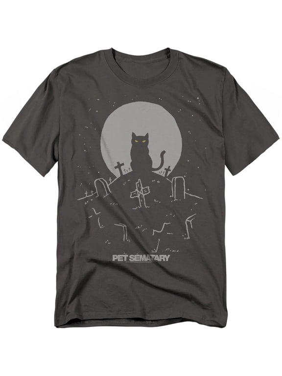 T-Shirt Cat With Tombstones Unisex Graphic Tee for Men & Women