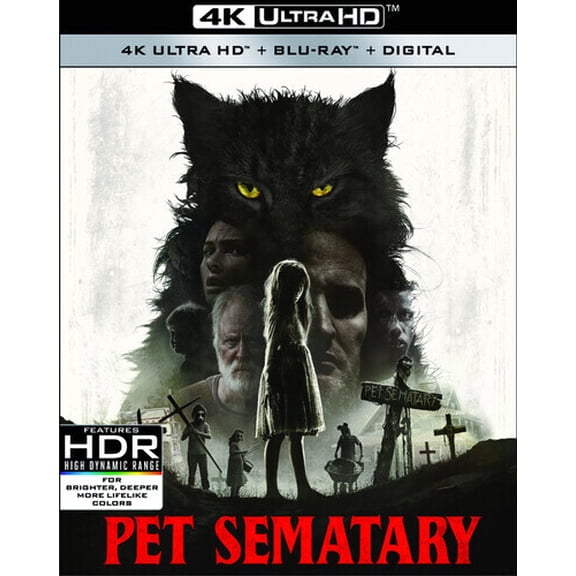 Pet Semetary (2019) (4K Ultra HD + Blu-ray + Digital Copy)