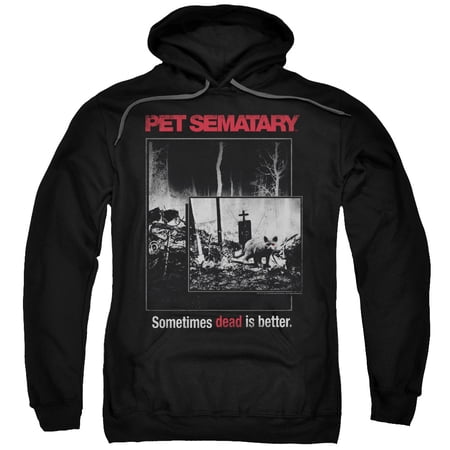 Pet Sematary Men's Cat Poster Hooded Sweatshirt XX-Large Black