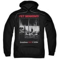thumbnail image 1 of Pet Sematary Men's Cat Poster Hooded Sweatshirt XXX-Large Black, 1 of 2