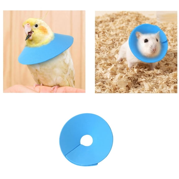 Pet Set Bird Proof Collar for Parrots and Small - Adjustable Soft Neck Collar for Scratching and Biting Prevention Indoor Outdoor Use EVA TPR Material