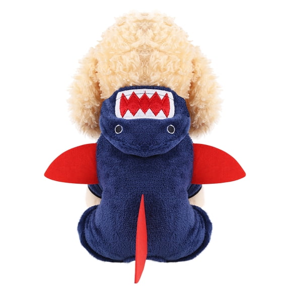 Pet Shark Hoodie, Cozy Coral Fleece Winter Dog Clothes, Funny Cartoon Design Puppy Outfit