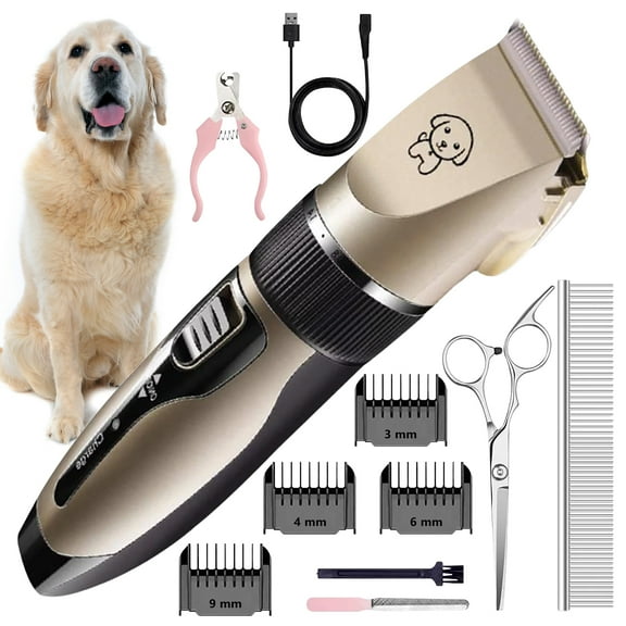 Pet Shaver Clippers, Pet Dog Shaver Dog Grooming, Rechargeable Dog Grooming Kit for Dogs and Pets, Pet Supplies