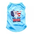 thumbnail image 1 of Pet Shirts, Breathable Soft Independence Day Dog Shirt Cute Printed Puppy T-Shirts Patriotic Pet Apparel Puppy Clothes for 4th of July Dog Cat, 1 of 4