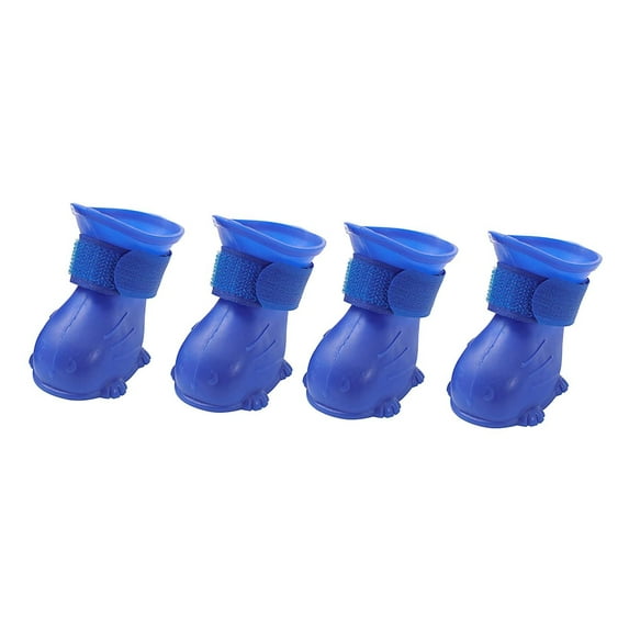 Pet Shoes, Waterproof Dog Shoes for Dogs Safety, Puppy Dog Boots & Paw Protectors for Winter Snowy Day, Non-Slip Pet Cat Dog Paw Nail Covers Rain Boot, Outdoor Dog Shoes for Hiking Pur