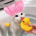 thumbnail image 1 of Pet Shower Cap, M1Pc Soft Elastic Adjustable Shower Cap For Pet Bathing, Waterproof Pet Grooming Cap, Easy On/Off Pet Bath Cap For Small To Medium Pets, Pet Shower Accessory, 1 of 6