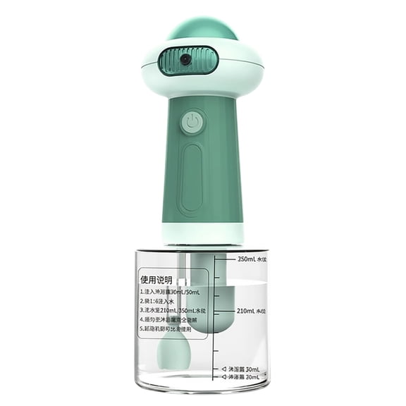 Pet Shower Foam Machine Portable Bubble Maker For Dogs Cats Grooming Bath Accessory Green-23.1X8.3Cm