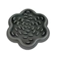 thumbnail image 1 of Pet Silicone Slow Feeder Bowl, Petal Feeding Bowl with Ridge Slow Eating Training Tool for Dog Cat Daily Eating Anti Fast Eating Dark Gray, 1 of 4