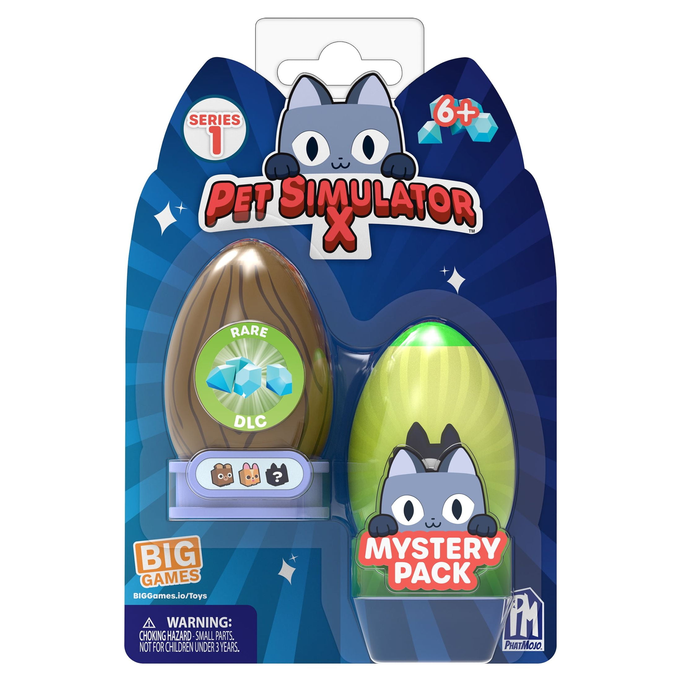 Pet Simulator - Mystery Pet Minifigures 2-Pack - Series 1 by PhatMojo -  Multi color 