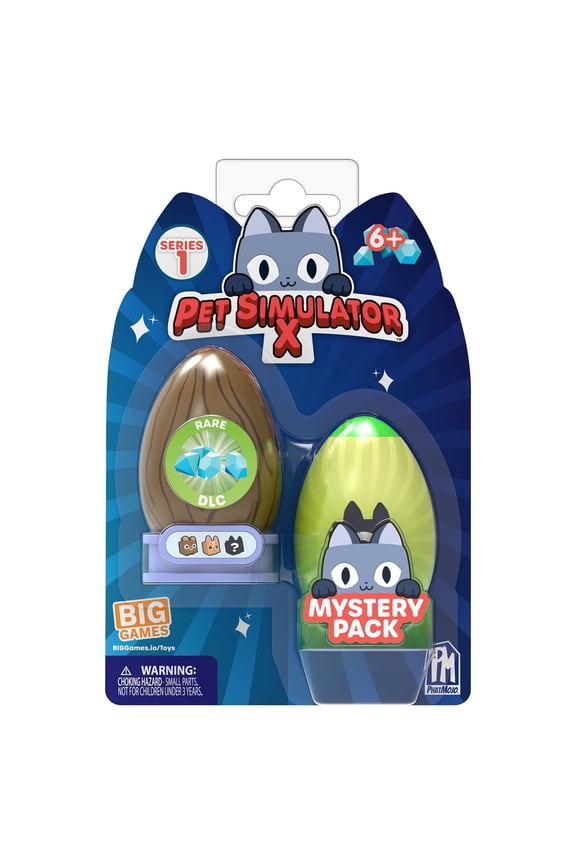 Pet Simulator - Mystery Pet Minifigures 2-Pack - Series 1 by PhatMojo - Multi color