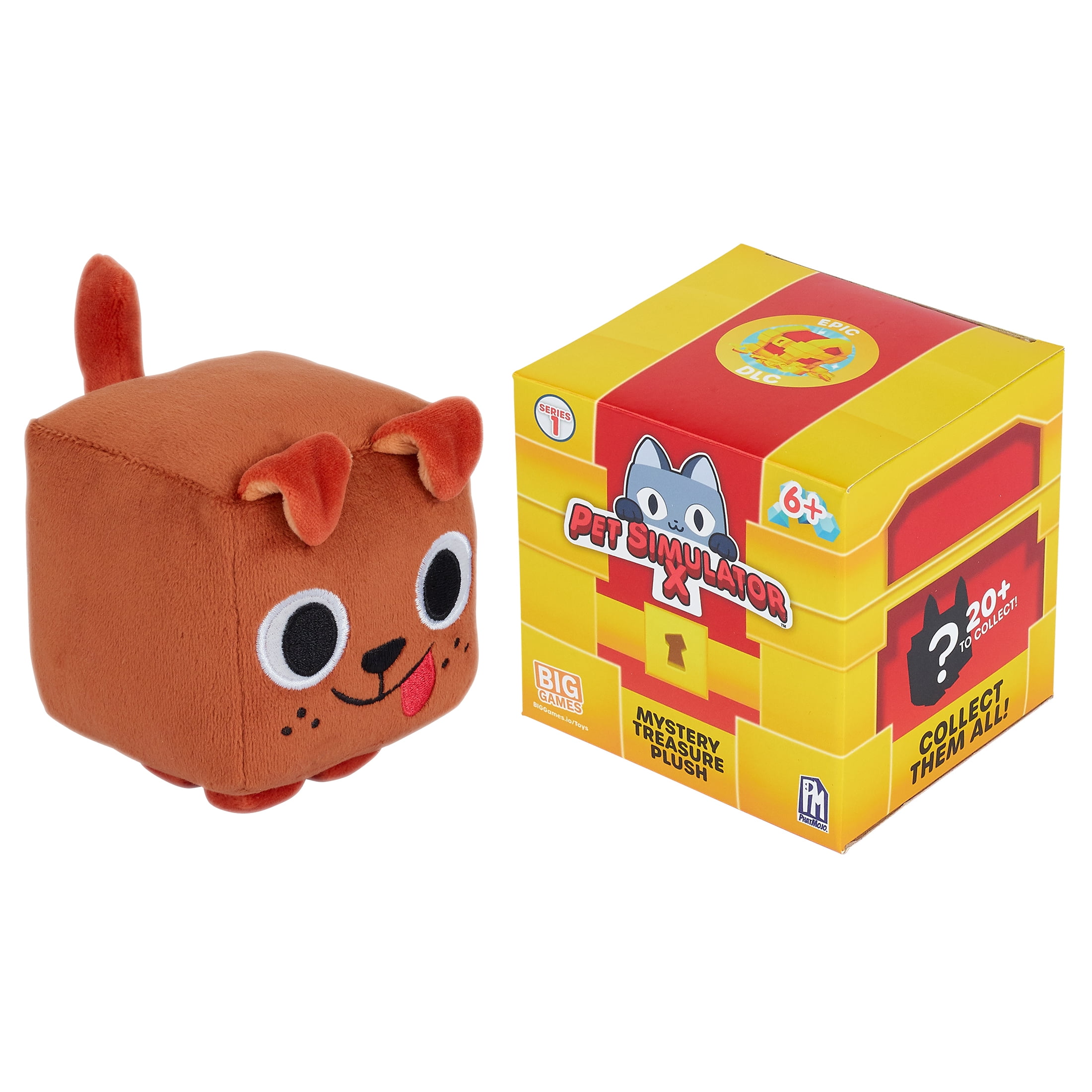 Pet Simulator X Furry Mystery Pet Treasure Plush With DLC Series 1 