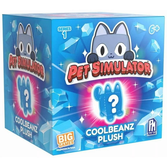 Pet Simulator X Series 1 Coolbeanz Mystery Pack (1 RANDOM Plush Figure, Includes DLC Code!)
