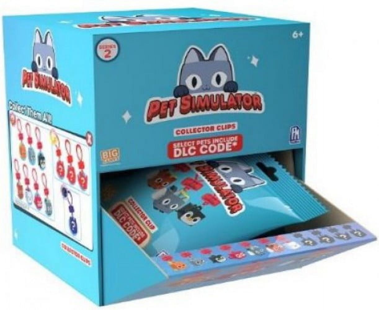 Pet Simulator X Series 2 Collector Clip Mystery Box (24 Packs