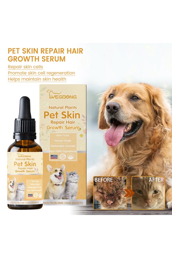 Pet Skin Repair, Solve Skin Problems, Promote Hair Health Growth 30ml, Usupdd 2025 Pet Skin Repair, Solve Skin