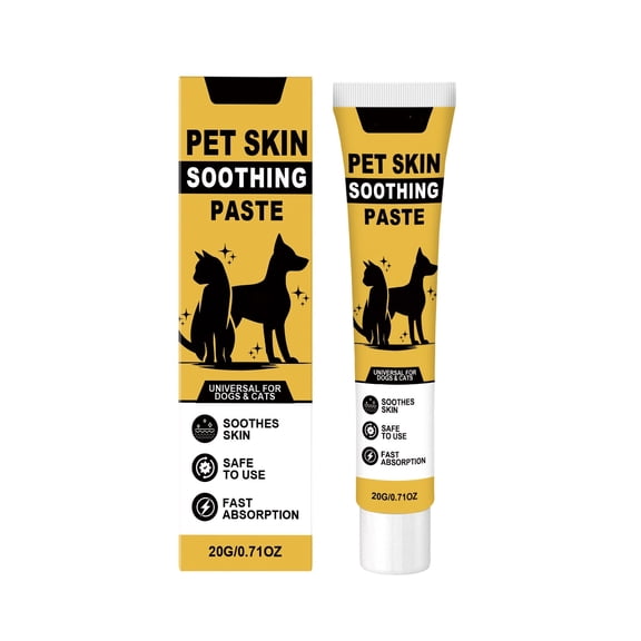 Pet Skin Soothing Paste, Soothing Ointment for Dogs and Cats, Daily Skin Care Routine for Itchy Dry Flaky Skin, 30G