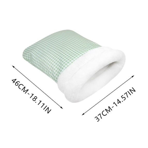 Pet Sleeping Bag for Dogs and Cats, Semi-Enclosed Warm Pet Bed with Thick Linen Material, Ideal for Indoor Use and Deep Sleep During Winter Season